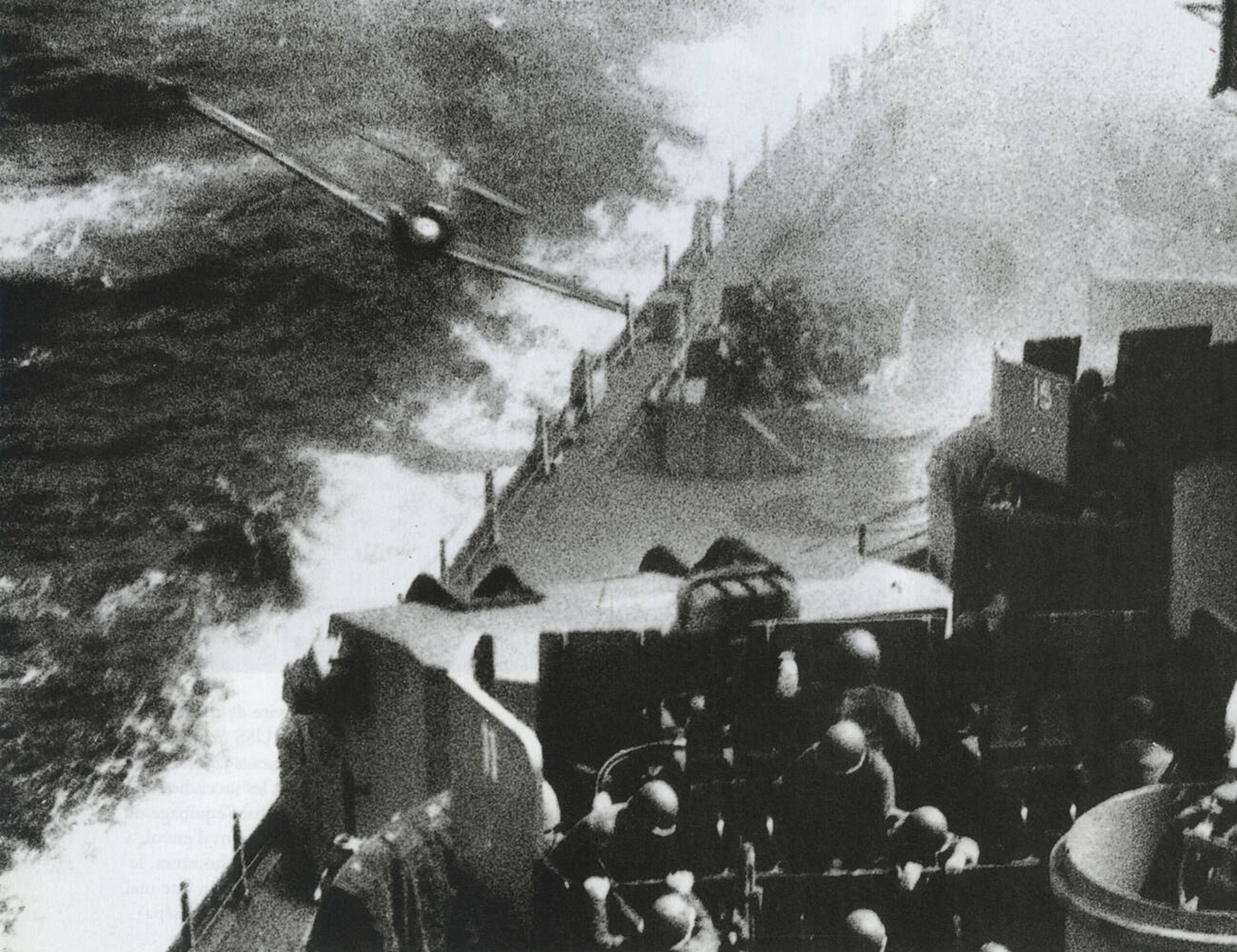 Japanese Kamikaze Attack On Uss Missouri Battle Of Okinawa 11 April 1945 Scaled WW II Archive The Pacific Theater: Titans of the Ocean (1941–1945)