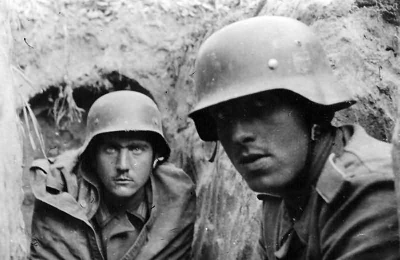 Battle Weary German Troops In Stahlhelm In Trench Kiev 1941 Eastern Front WW II Archive Beyond the Blitzkrieg: The Psychological and Physical Disintegration of the Wehrmacht (1941–1945)